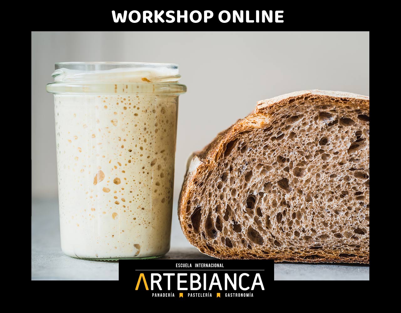 Workshop online técnicas en la elaboración de pan con masa madre en casa