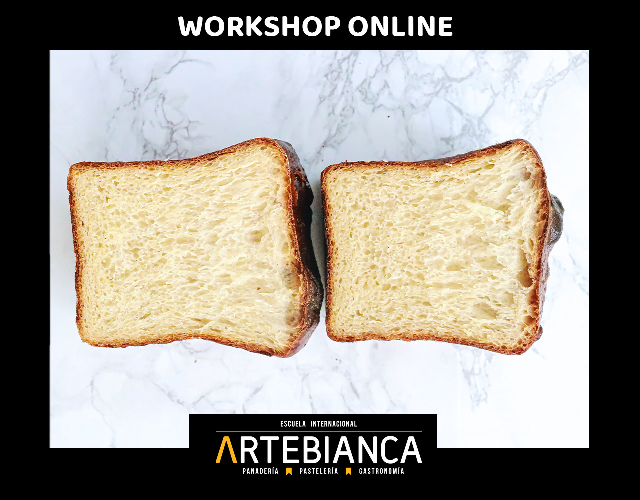 Workshop online técnicas en la elaboración de pan soft