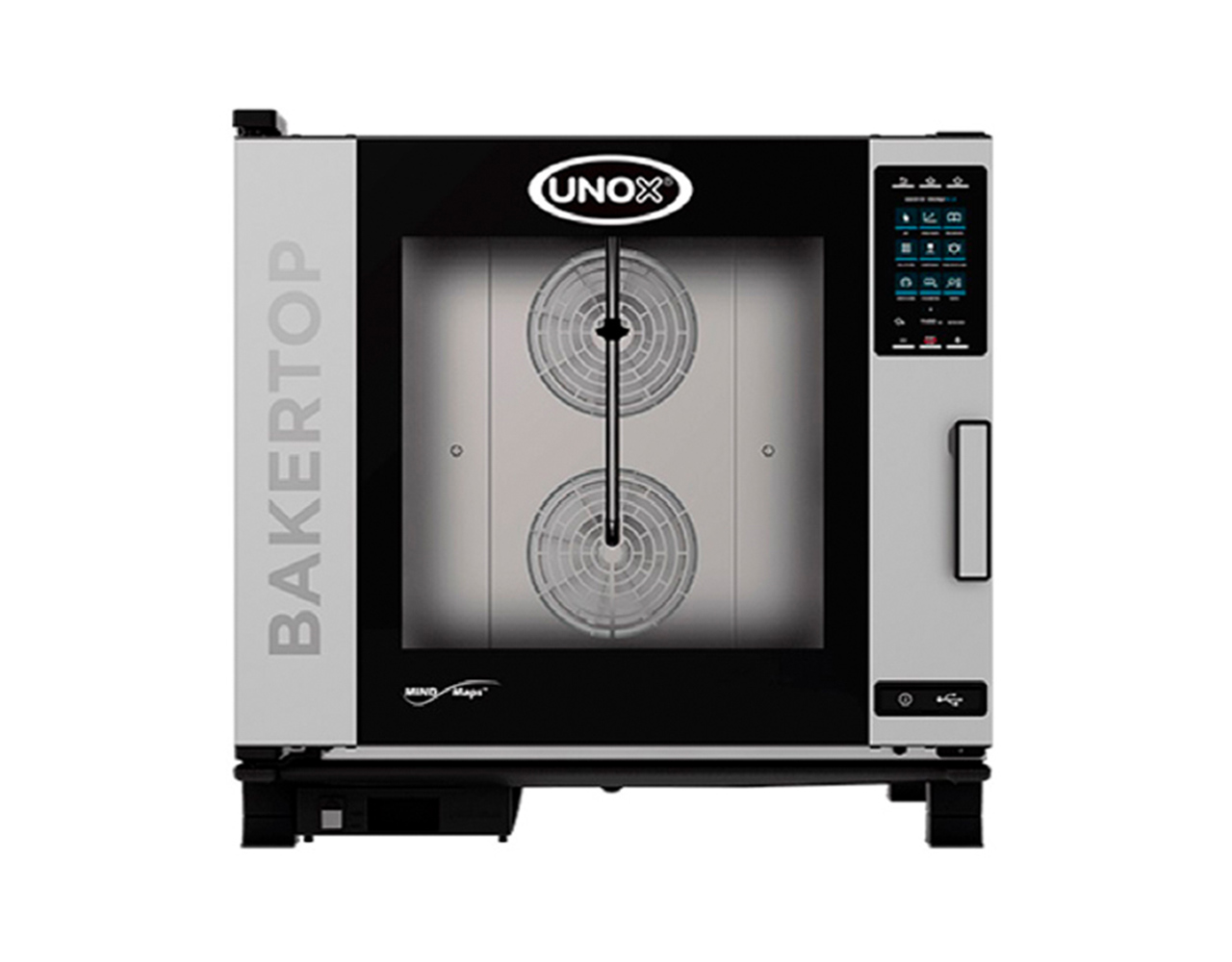 Horno Unox combinado a gas Bakertop MIND.Maps™ PLUS 6 bandejas