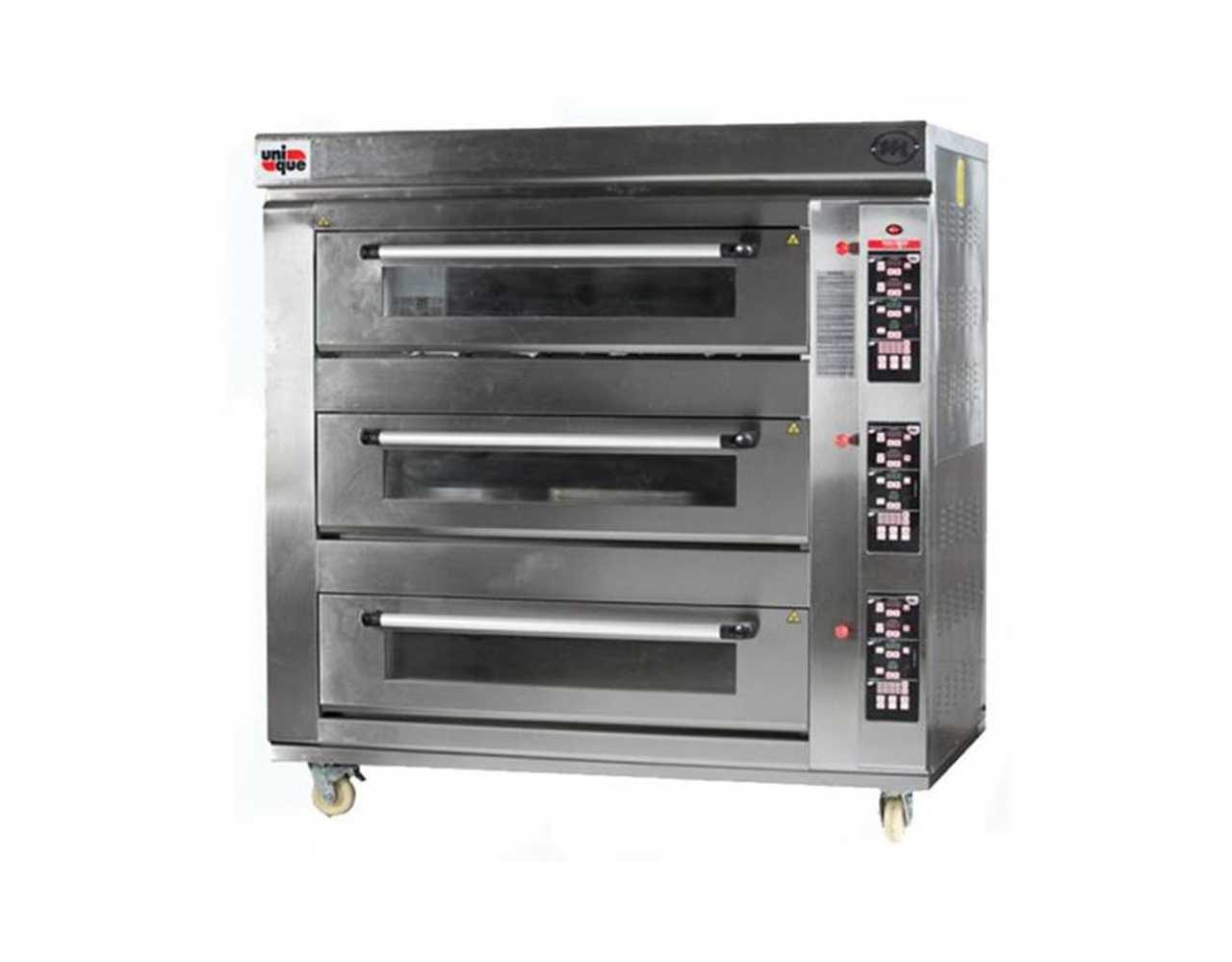 Horno de piso a gas licuado Unique UHP9 PRO - 3 cámaras.