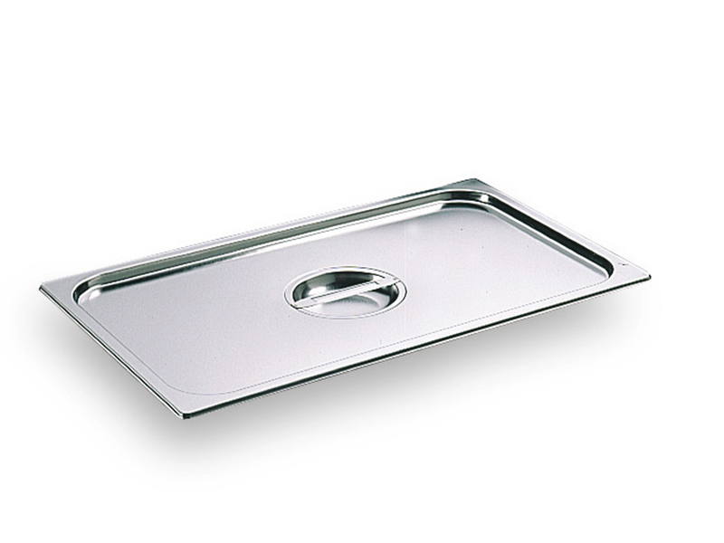 Tapa con agarrador para cubeta sin asa Bourgeat GN 1/1