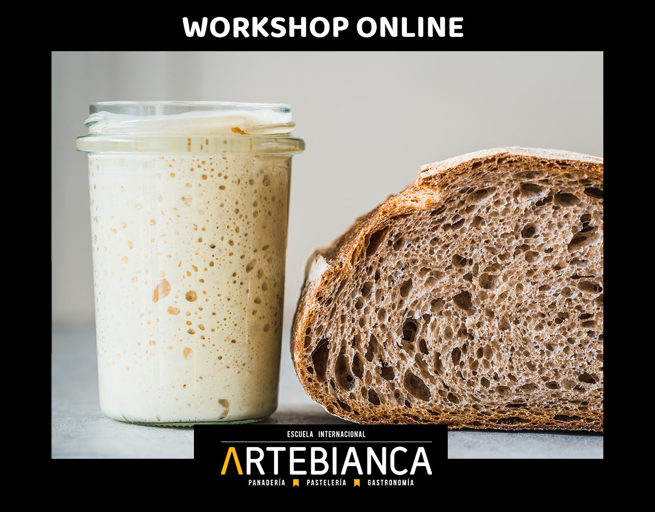 Workshop online Técnicas en la elaboración de productos con masa madre 