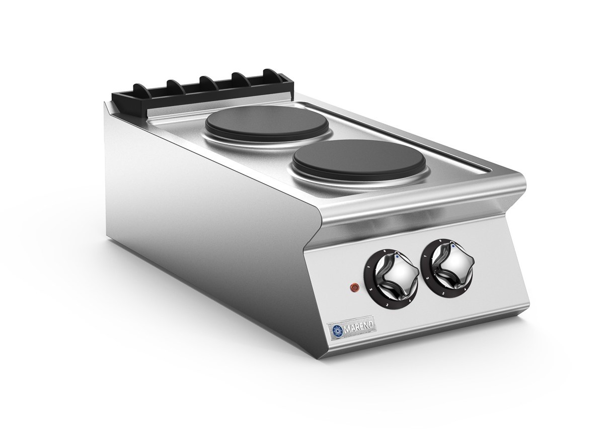 Cocina Encimera Eléctrica 2 Quemadores Circulares Mareno MOD: NC74EC