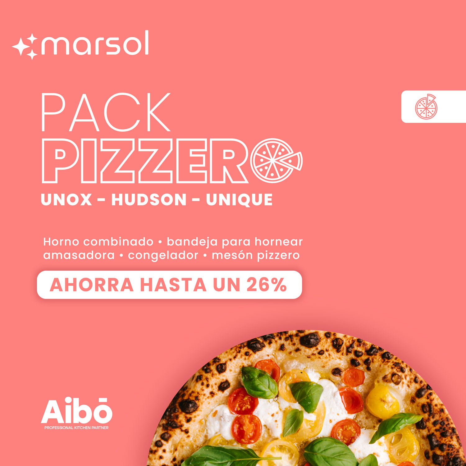 Pack emprendedor Pizzería